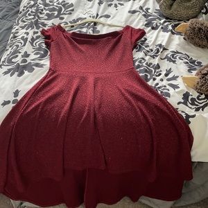 A high low sparky dress